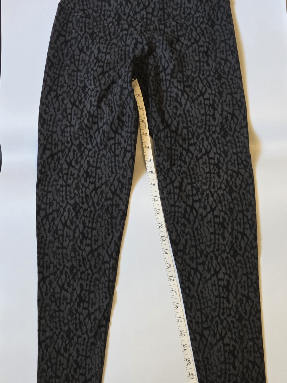 Womens Black Tonal Animal-Print Joggers